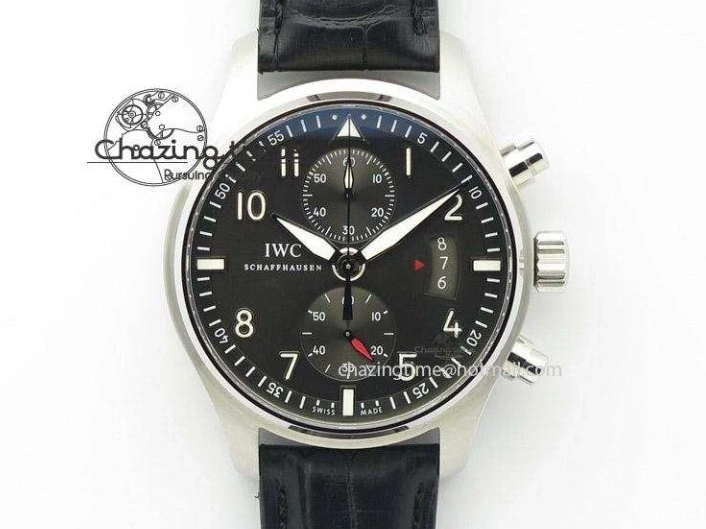 MIROTIME 0201 Aquatimer Chrono IW376803 V6F 1:1 Best Edition Blue Dial On Rubber Strap A WellDesigned 7282